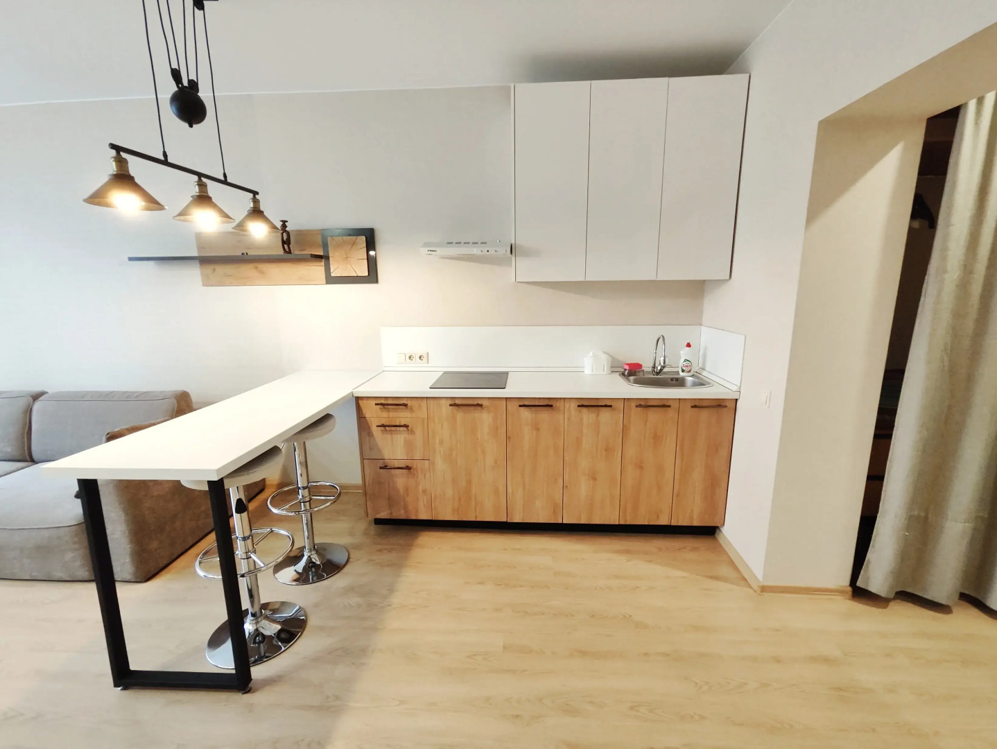 Квартира Просторная студия в центре города