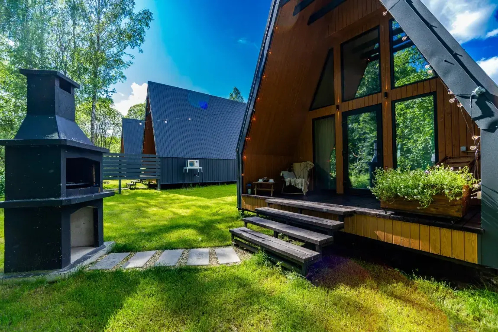 Частный Дом Афрейм с видом на лес №2