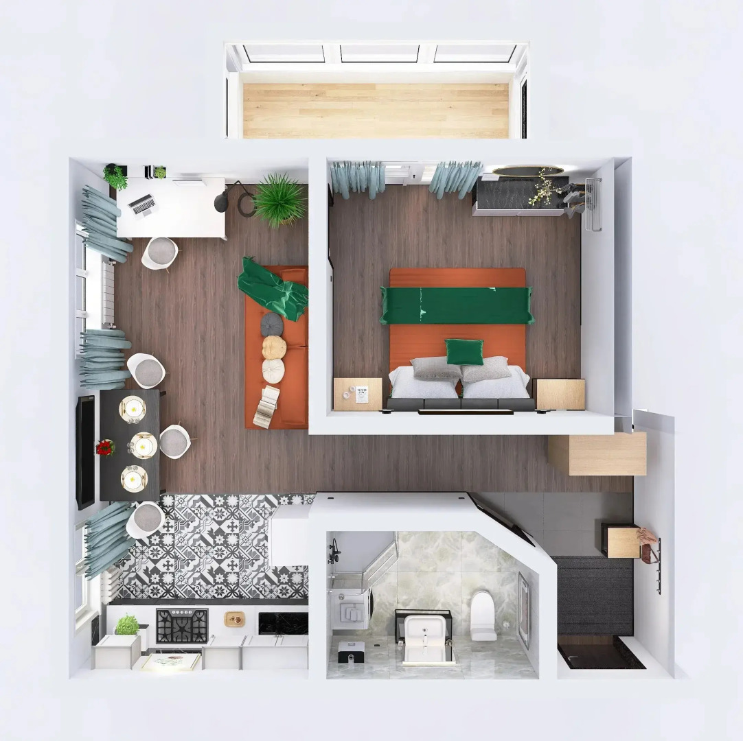 Квартира Petra Apartments