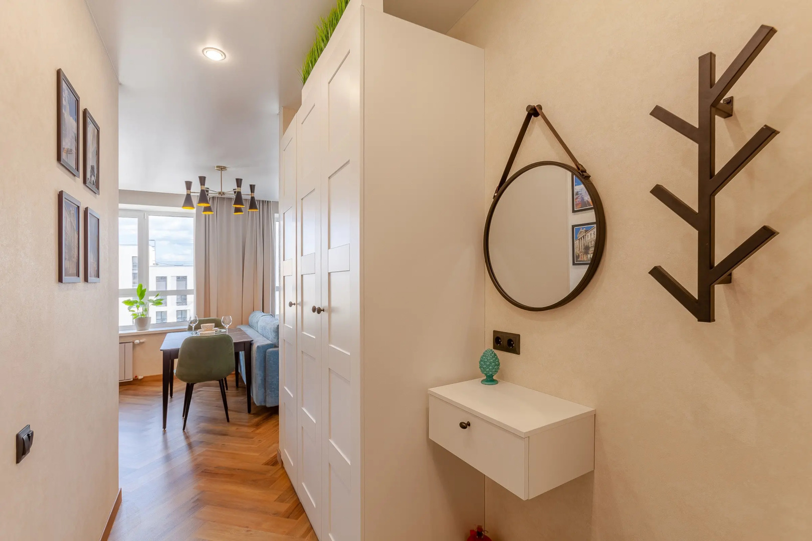 Квартира Aparts Pro+ Студия Восьмое Небо в ЖК Паново Парк