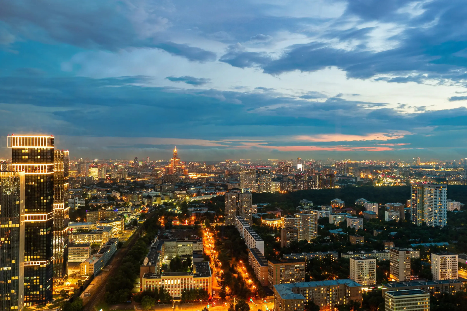 Квартира Бизнес Класс на 52 Этаже с Потрясающим Видом на Москву