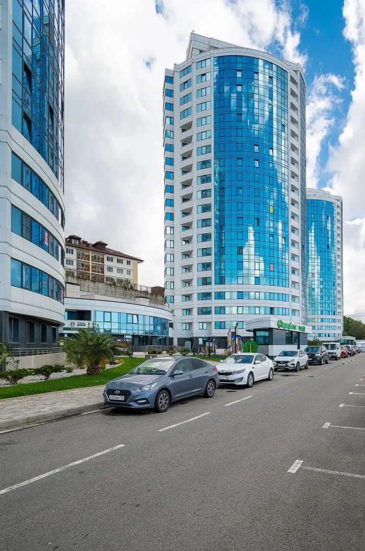 Апартаменты Уютные апартаменты MorskayaSimfonya-2 с панорамой на море с бассейном на территории ЖК