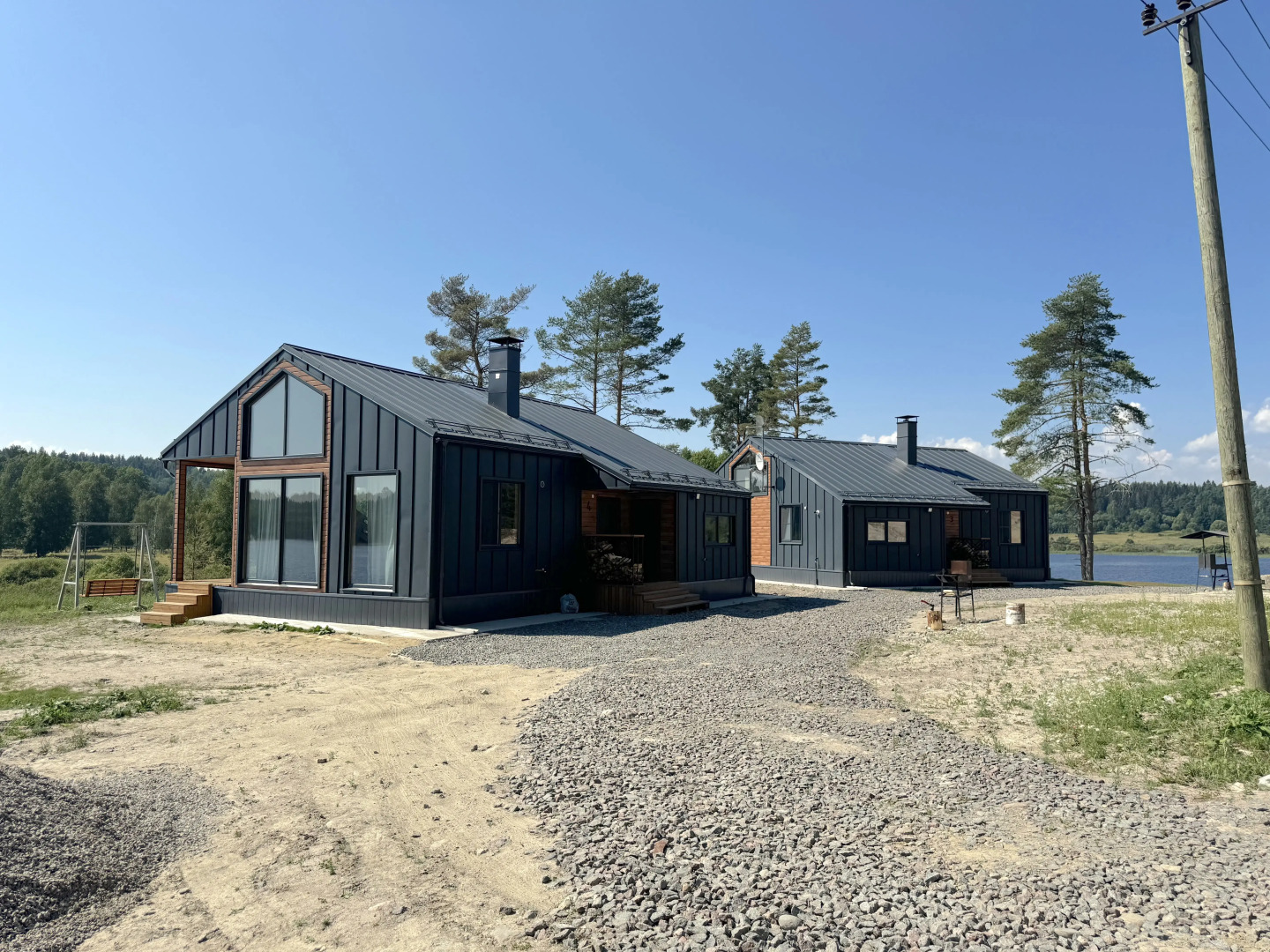 Частный дом Домики Ихоярви на озере (дом 4)