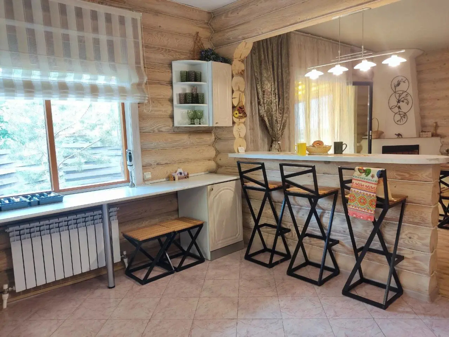 Шале Бревенчатый дом АБЗАКОВО