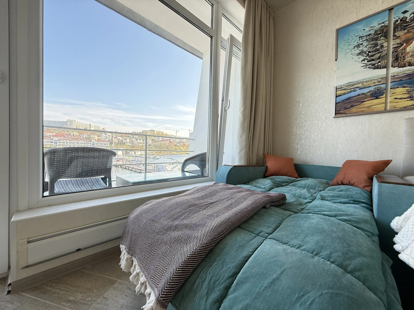 Квартира Студия Фадеева 18-5 КакДома в Севастополе с Кондиционером