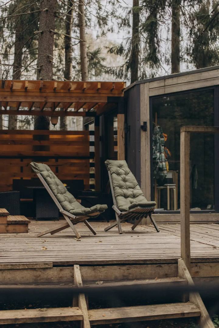 Шале Панорамный дом в лесу на Живописной улице