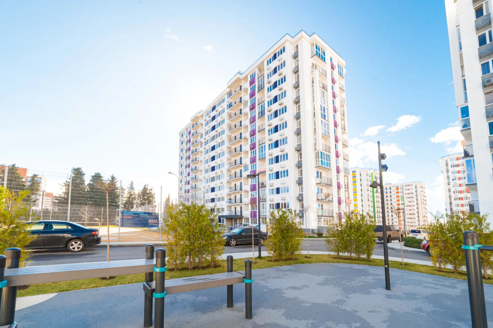 Апартаменты Море Квартир Современная студия с видом на горы Абхазии