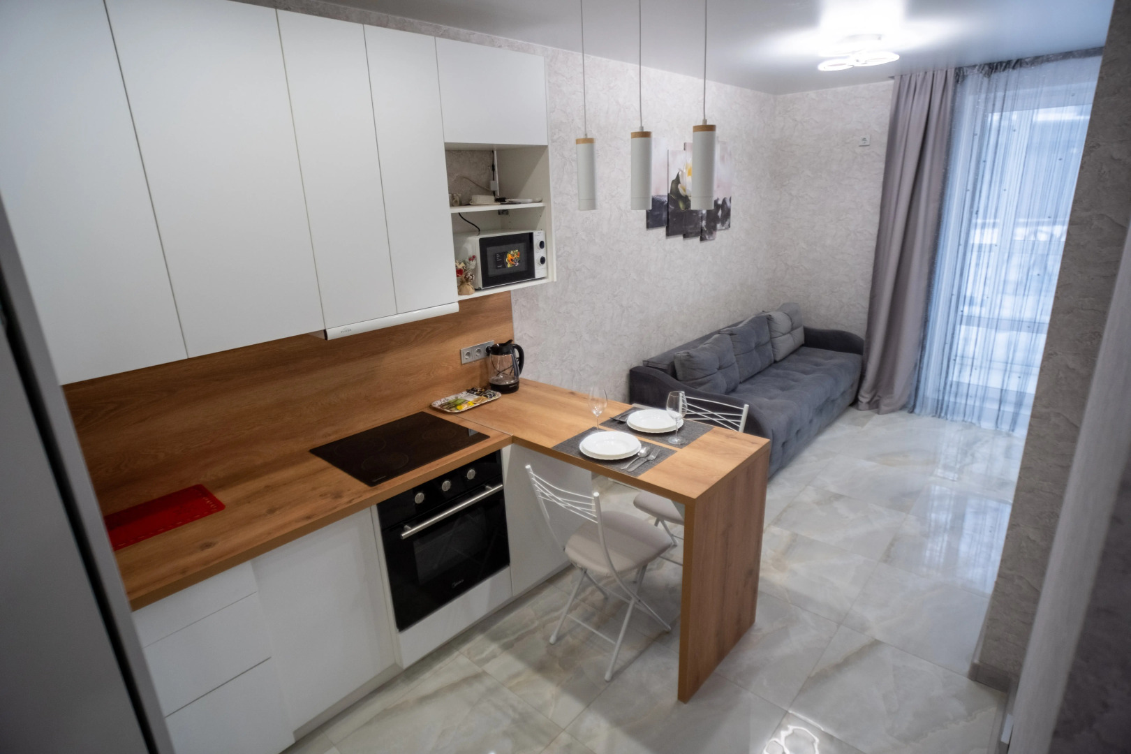 Апартаменты студия евро в элитном ЖК