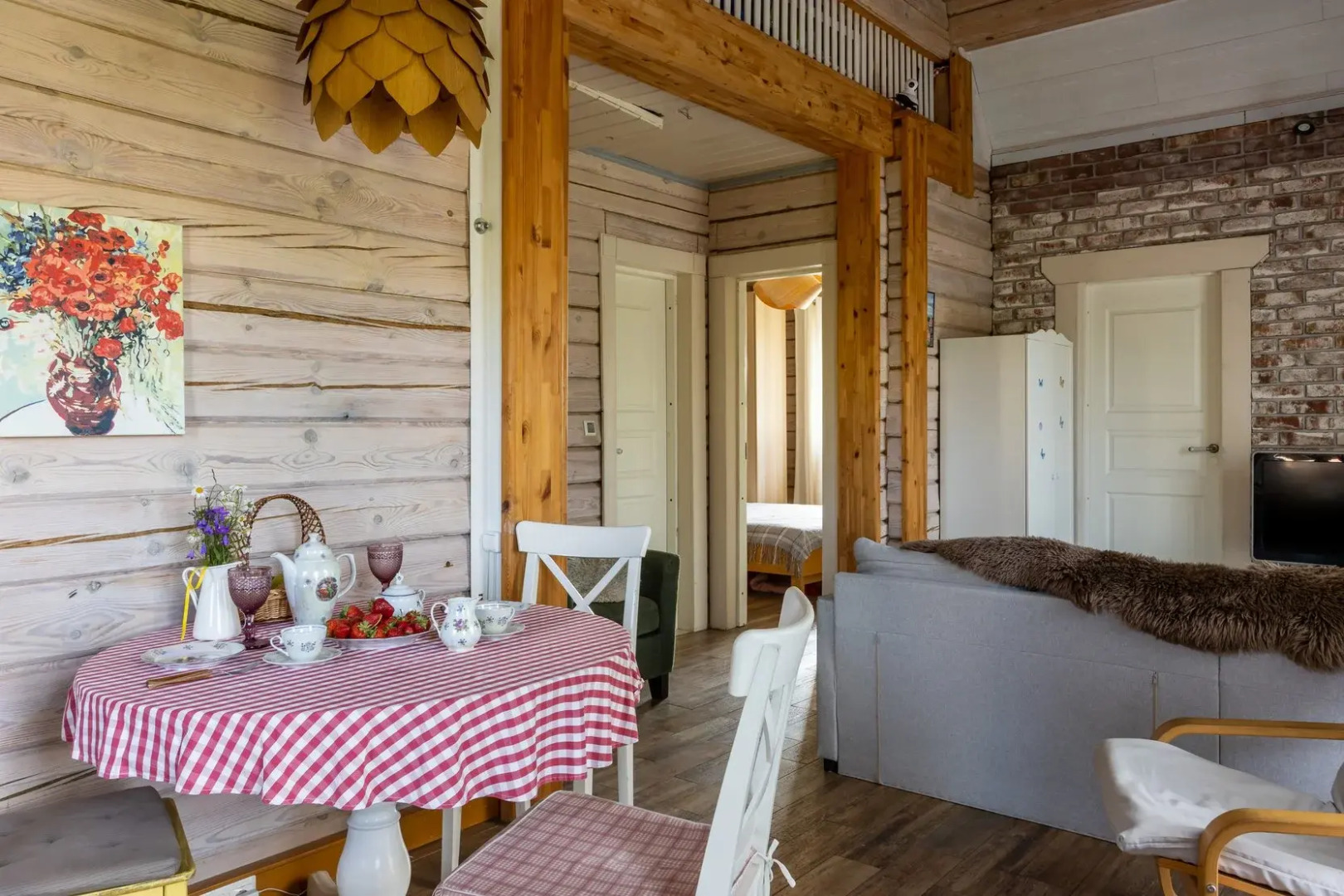 Частный дом загорoдный в финском стиле