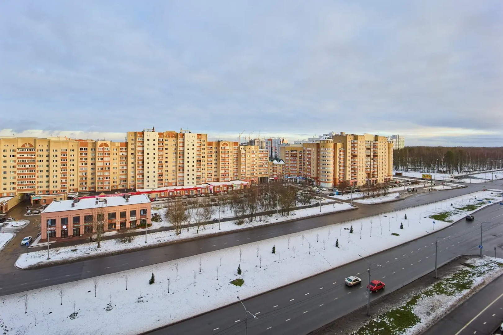 Квартира Просторная 2Комнатная с Видом на Город