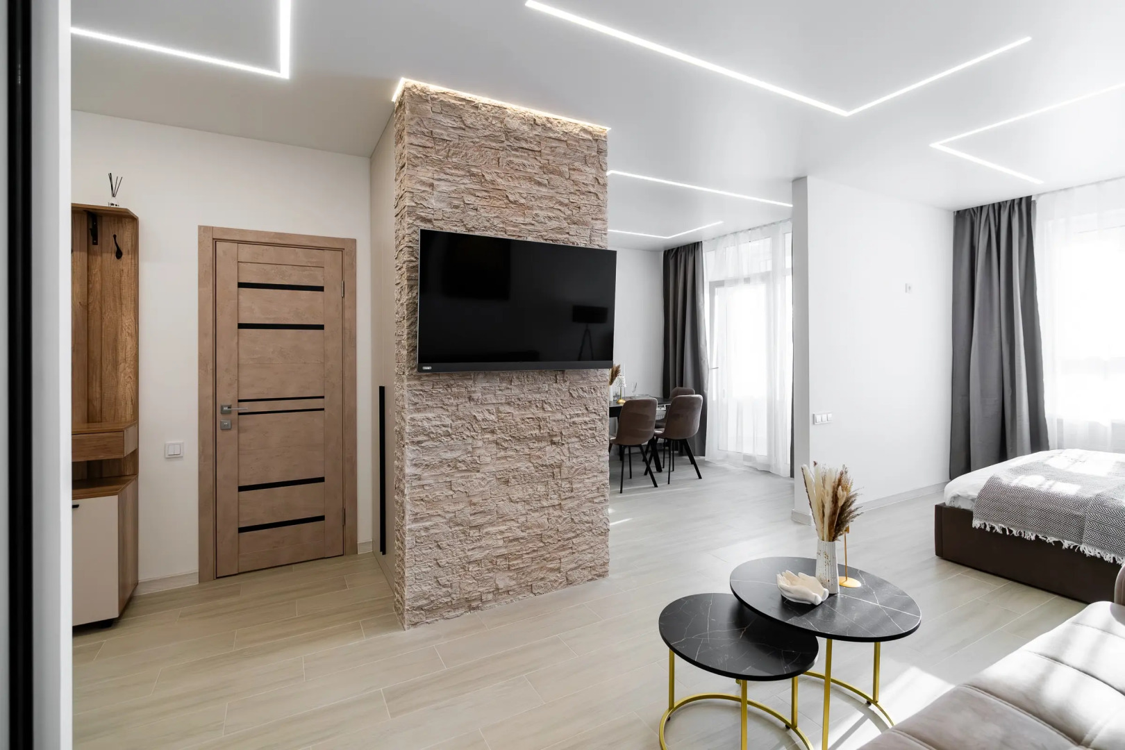 Квартира Лофт на 17 Этаже с Видом на Набережную в Жк Аквамарин 2