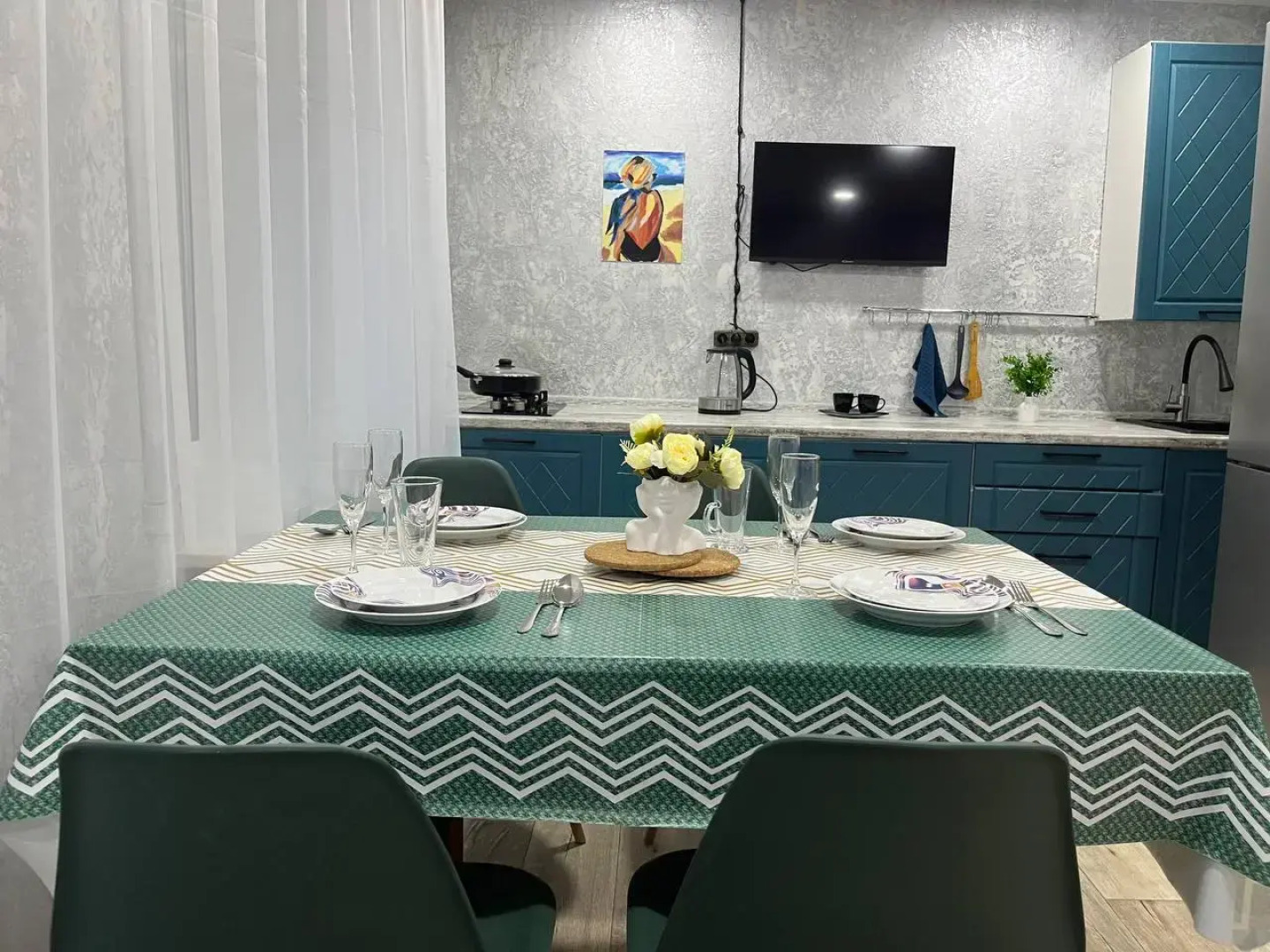 Квартира Большая Уютная 3-Комнатная