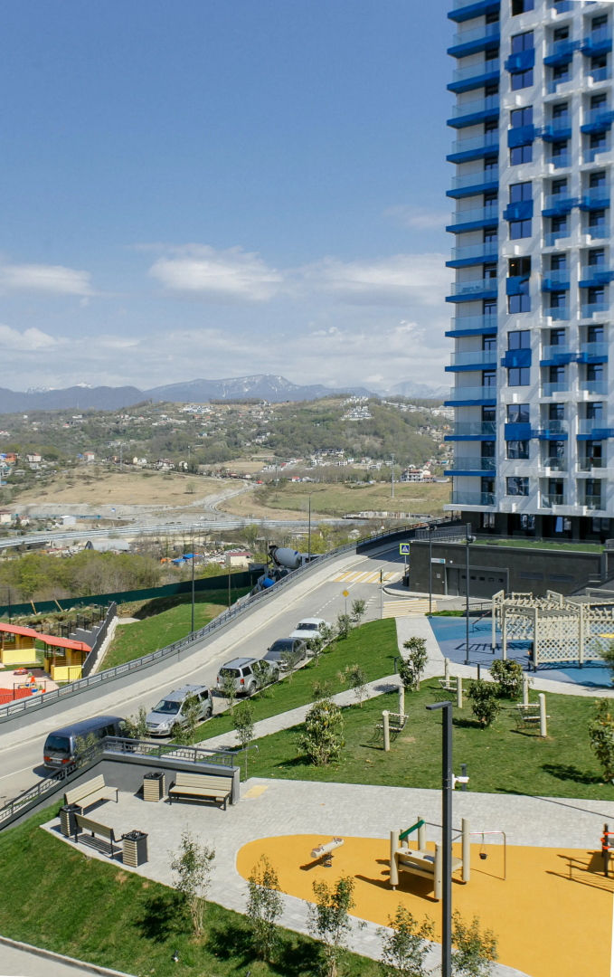 Апартаменты Студия ЖК Кислород с видом на горы