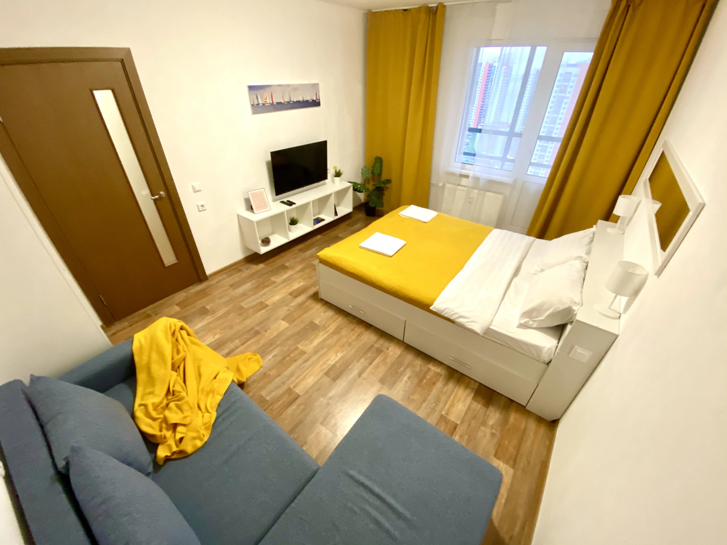 Апартаменты на 25 этаже с видом на Финский залив