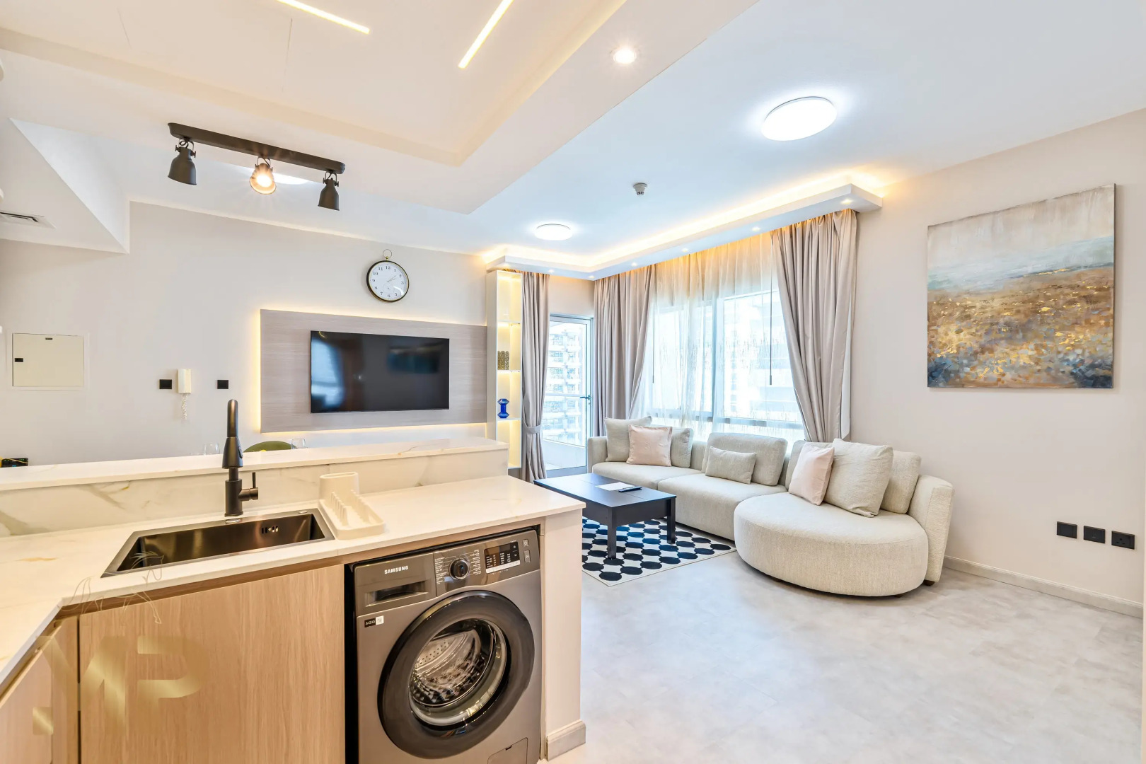 Апартаменты Marco Polo - Enjoy Marina views from a cozy 1BR in Dubai Marina