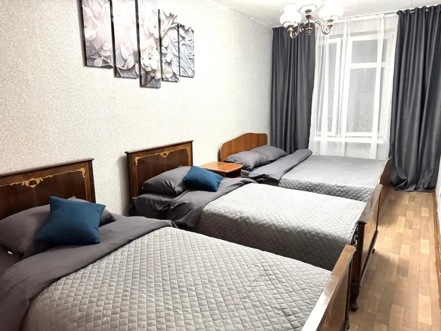 Квартира на 6 гостей рядом с центром