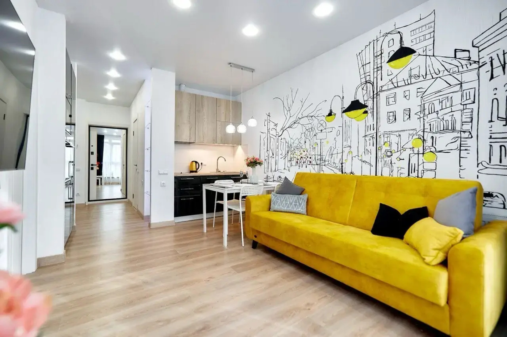 Квартира двухкомнатная в центре города