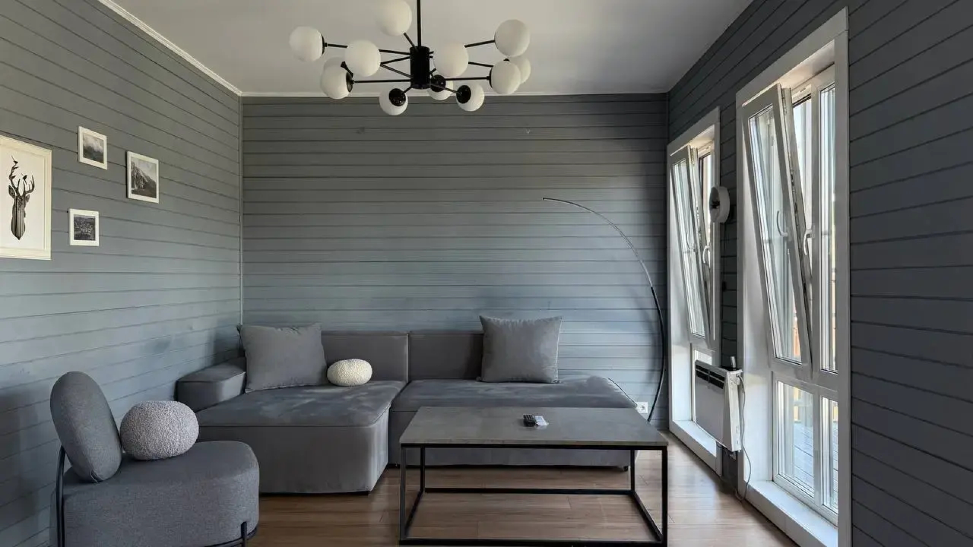 Частный Дом Большой семейный с панорамными окнами