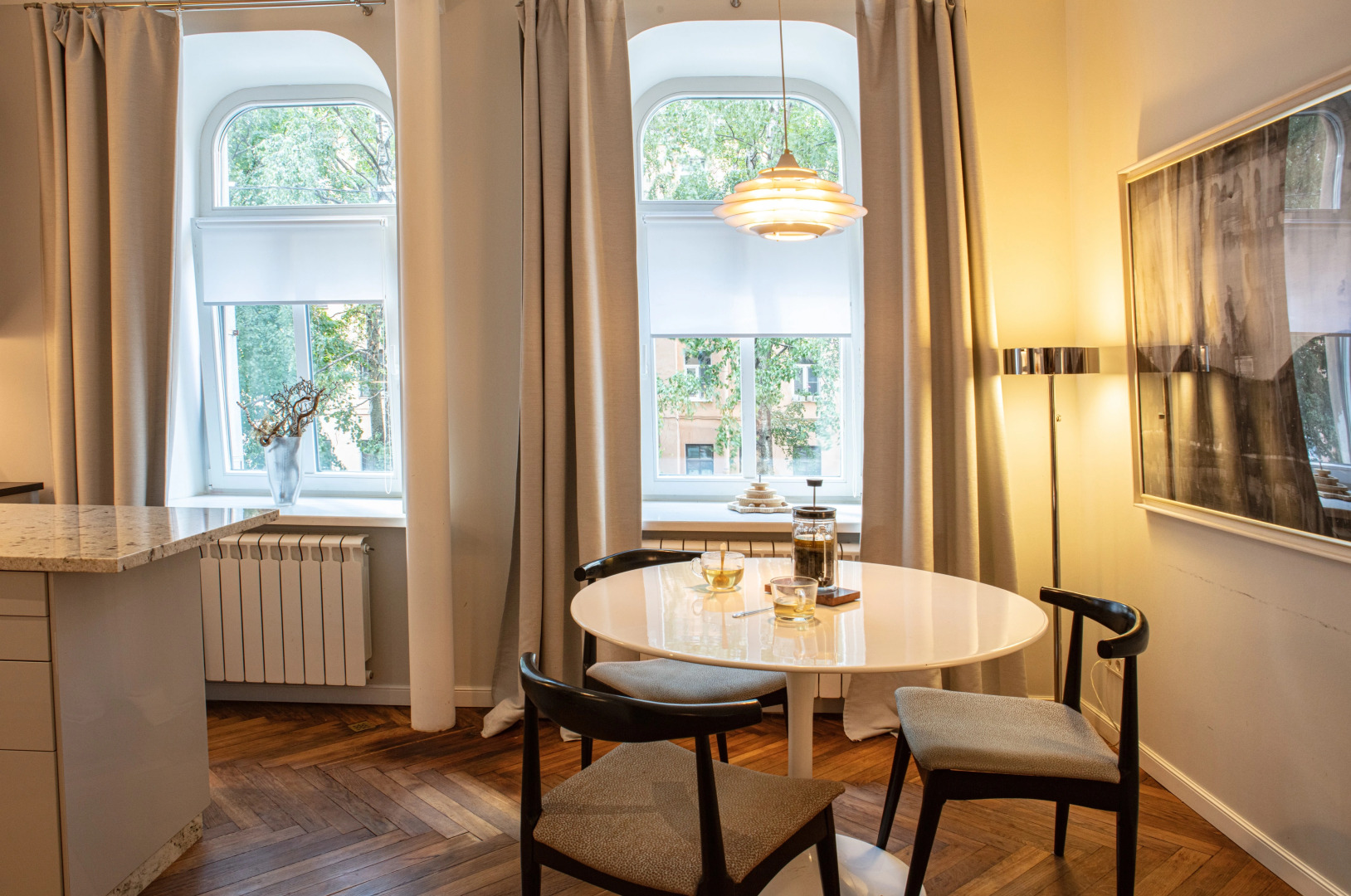 Апартаменты на тихой улице у Авроры