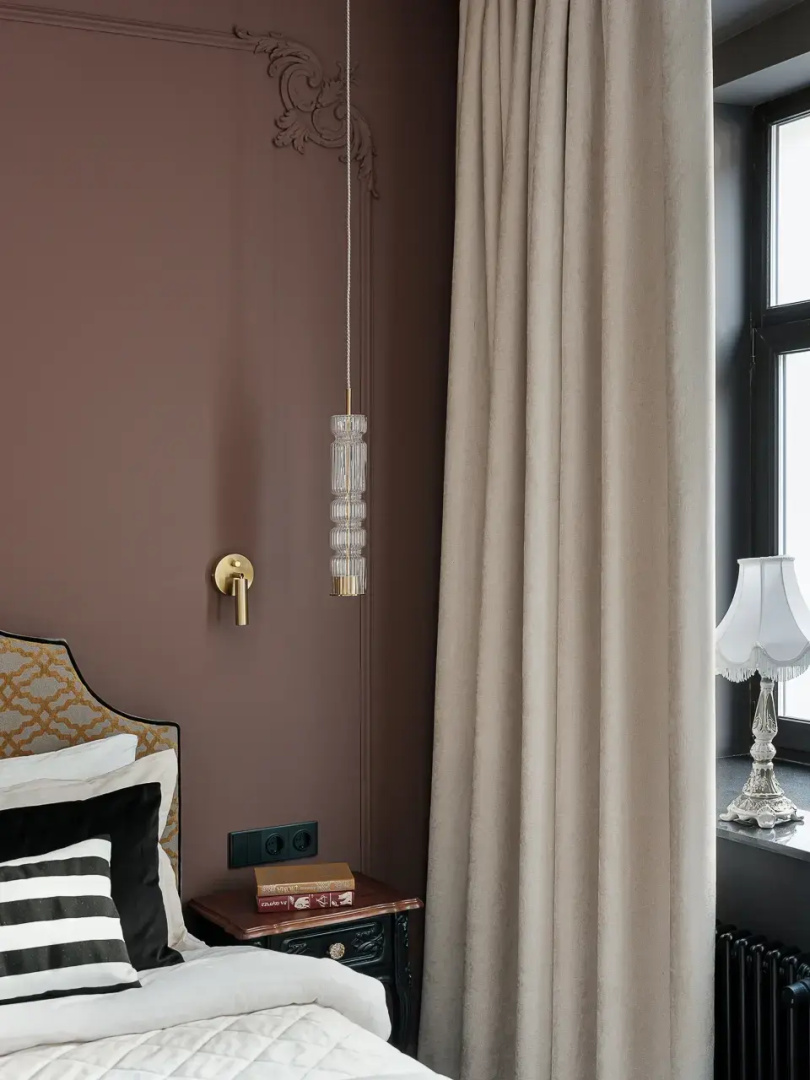 Квартира с авторским дизайном LetYourFlat Burgundy