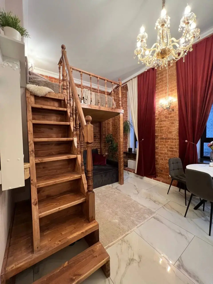 Апартаменты Loft Retro Lucky Room у метро Бауманская