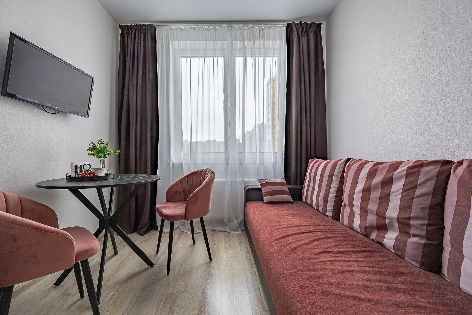 Квартира Уютная евро-однушка с модульными спальными местами