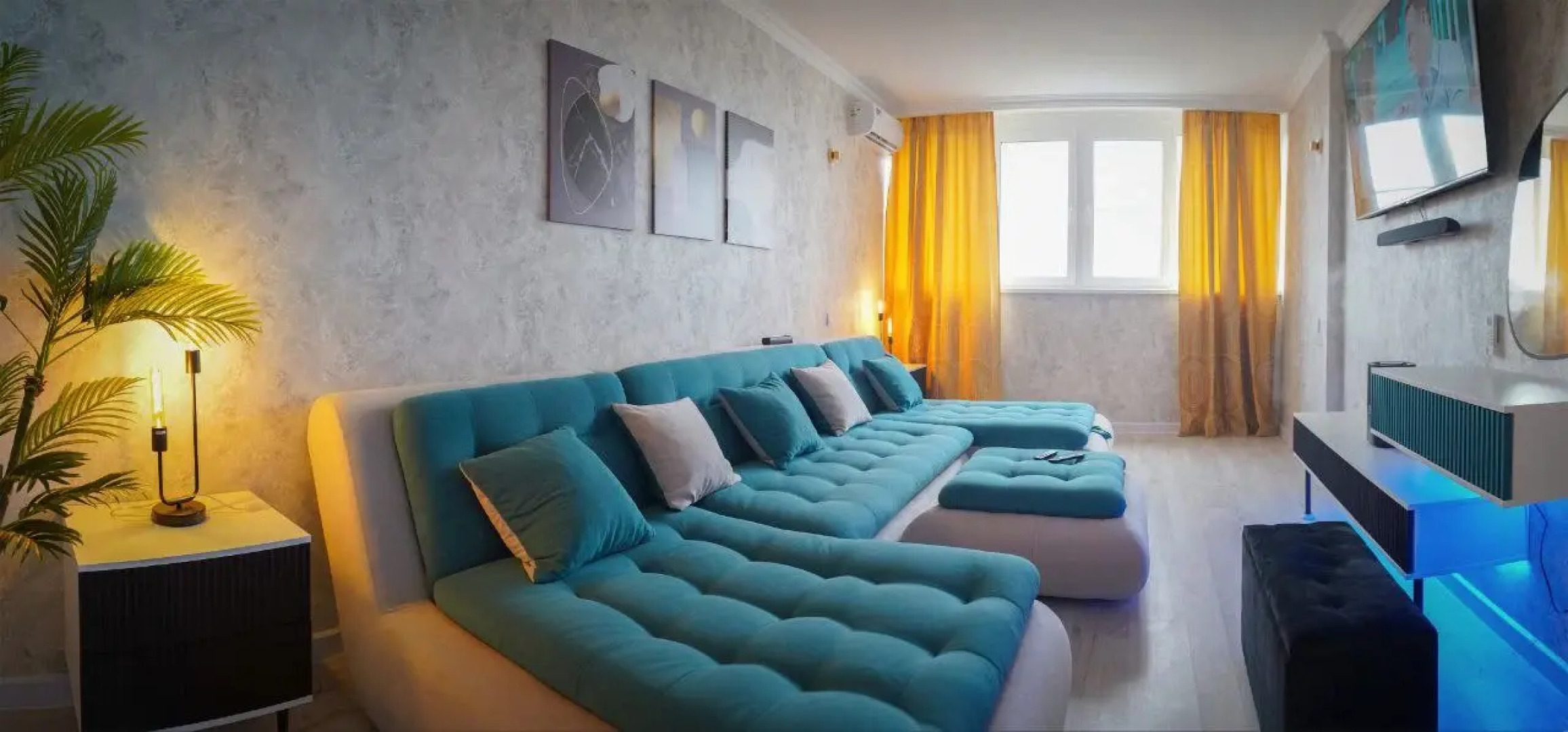 Квартира Эксклюзивная квартира с огромным турецким диваном