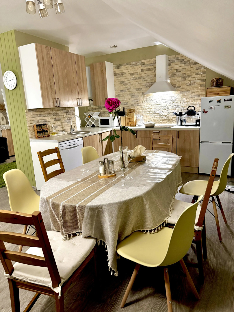 Апартаменты с видом на море, райское место для большой компании