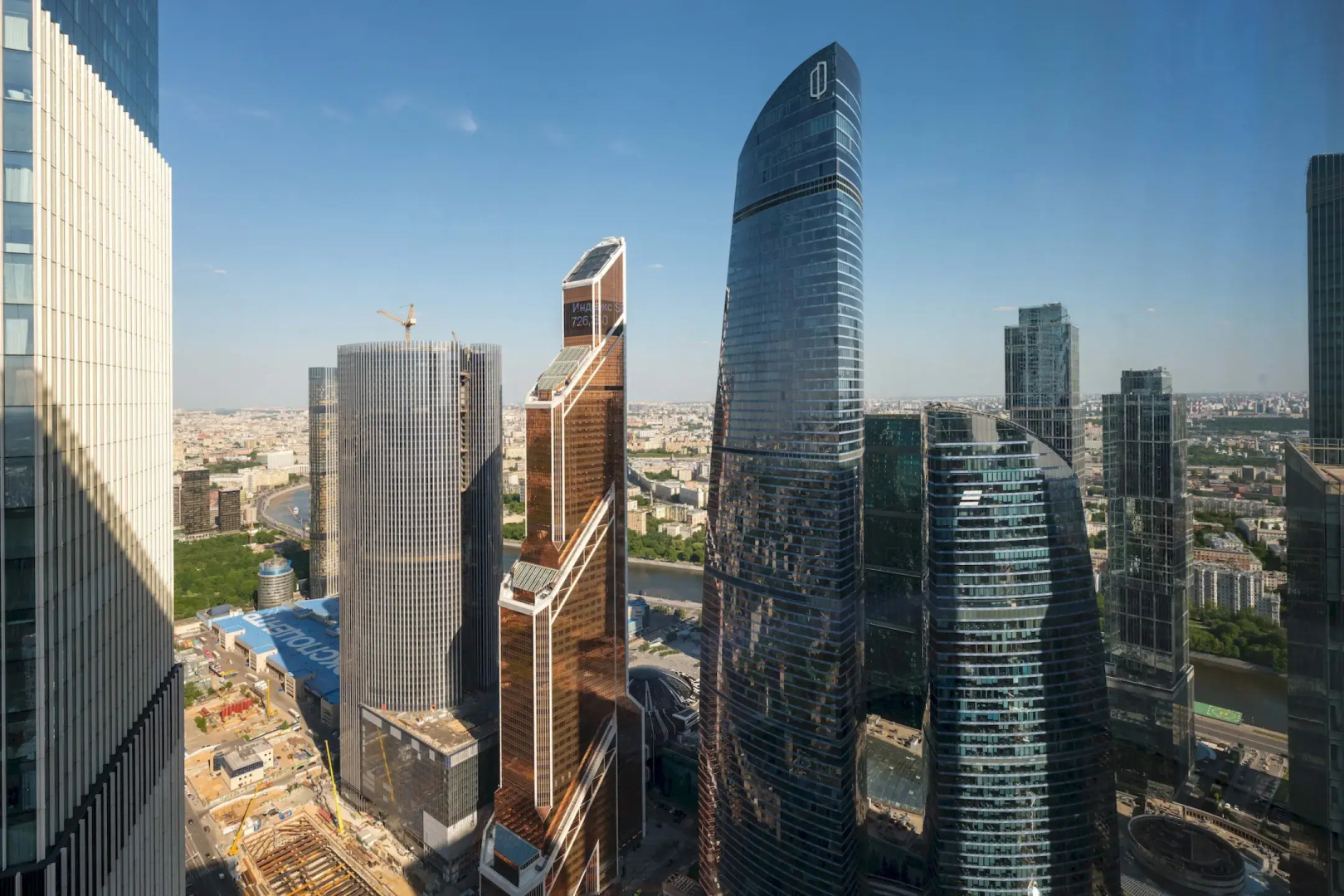 Апартаменты Москва Сити уютная студия 58 этаж