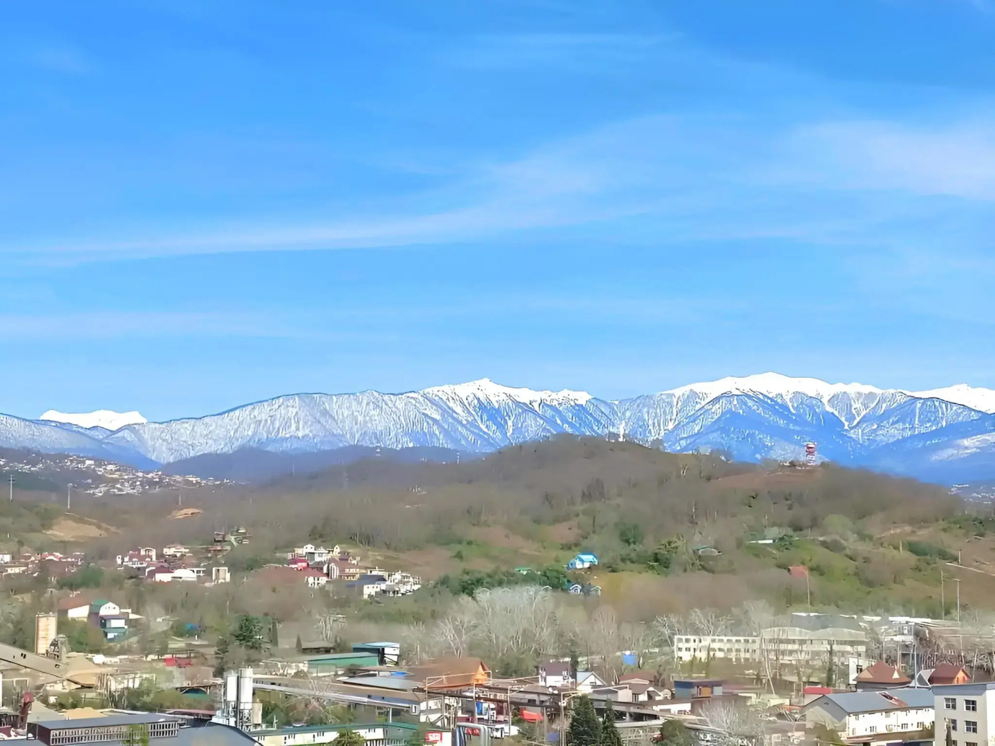 Квартира Студия с видом на горы Happy Moments