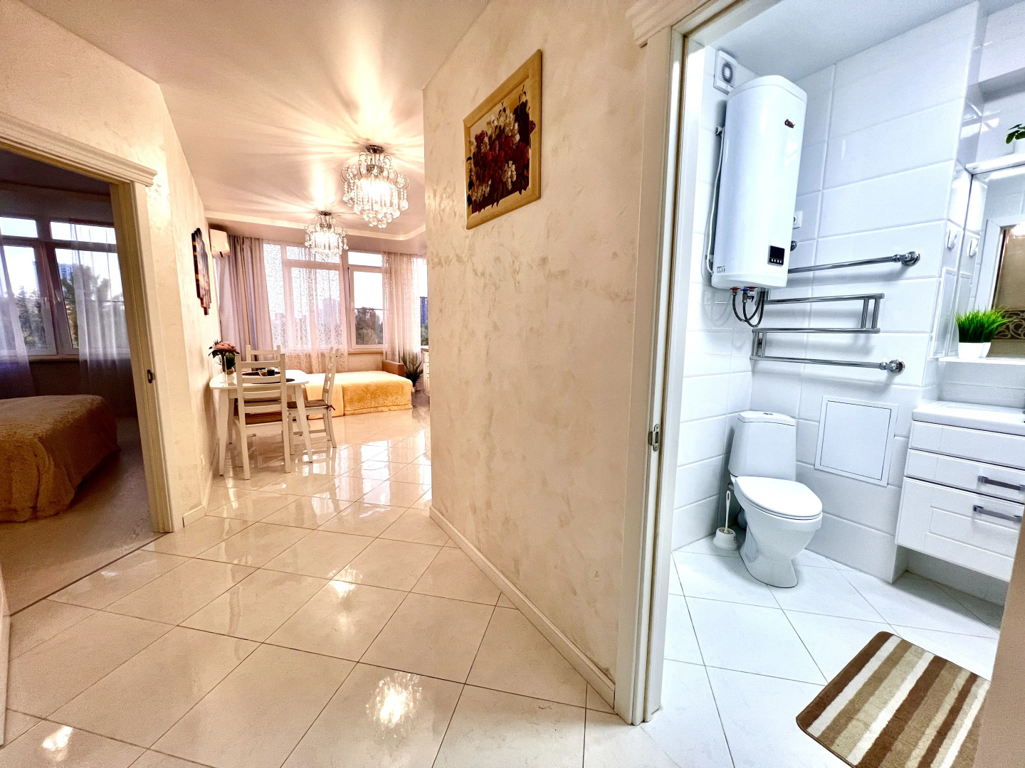 Апартаменты на Ново-Садовой, 106 (лит. О)  с видом на реку Волгу