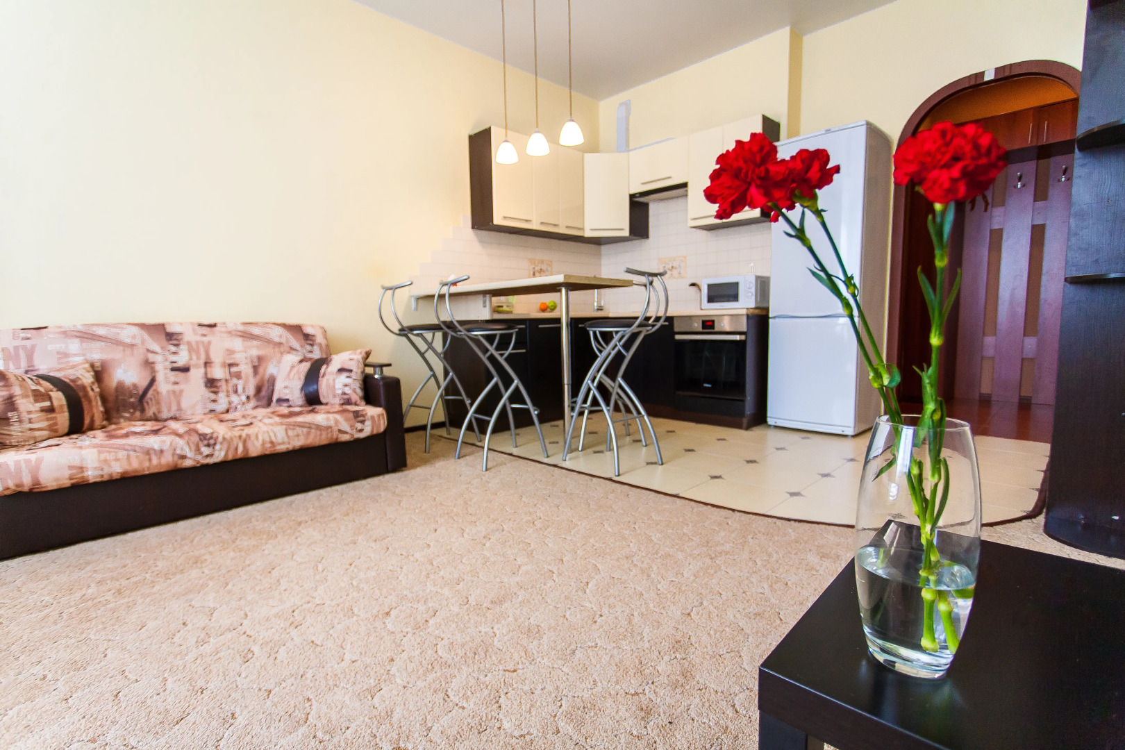 Апартаменты Просторная Студия у Метро Московская