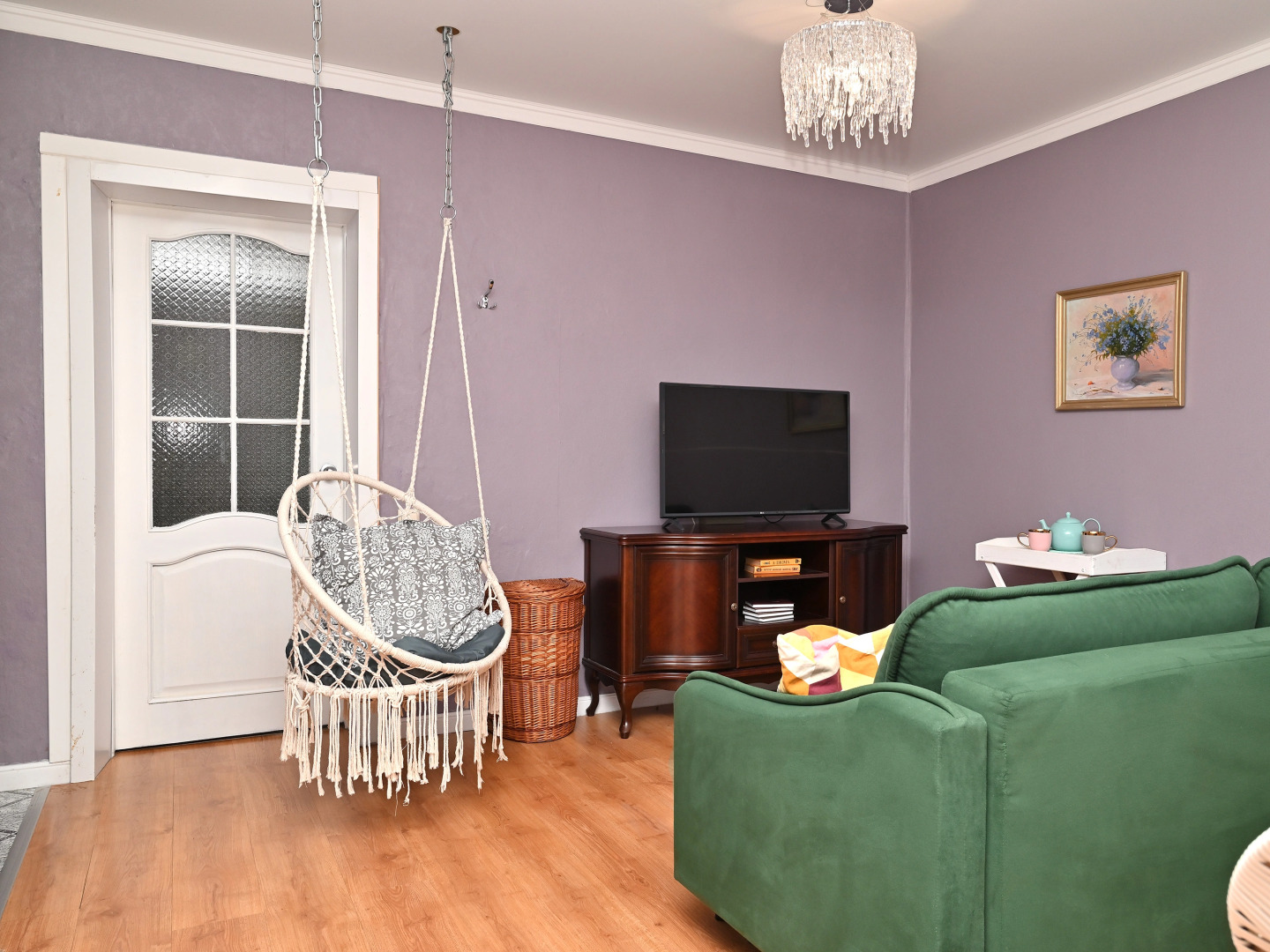 Квартира Атмосферная с качелями в 5 мин от моря