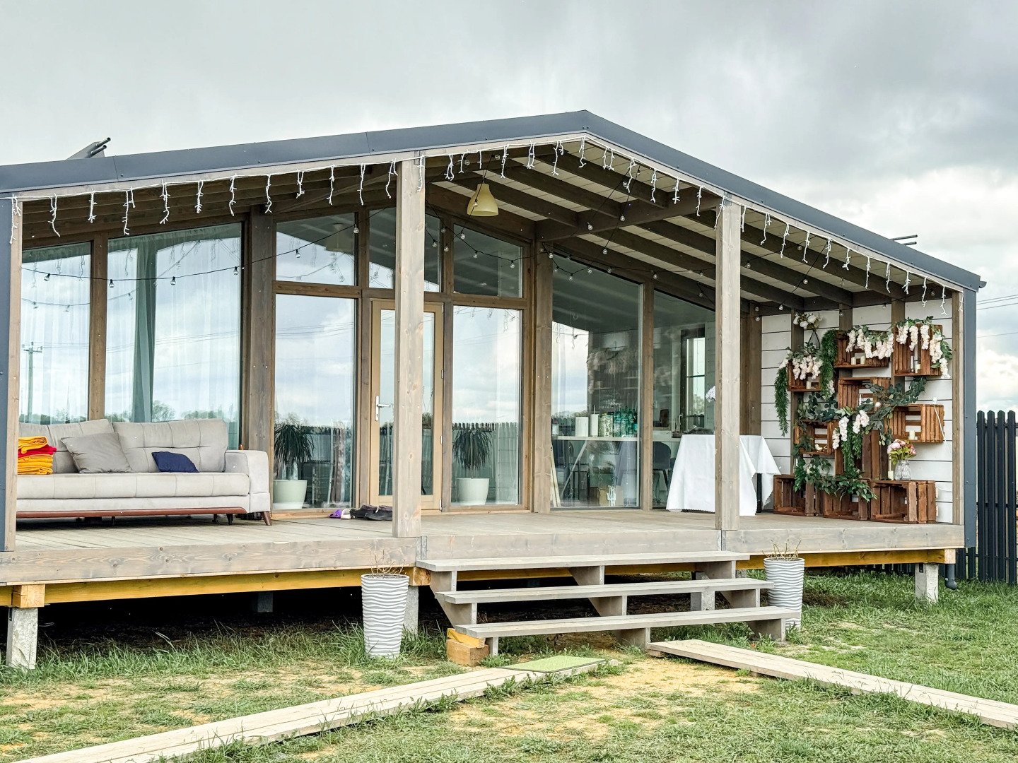 Частный дом Барнхаус большой и теплый