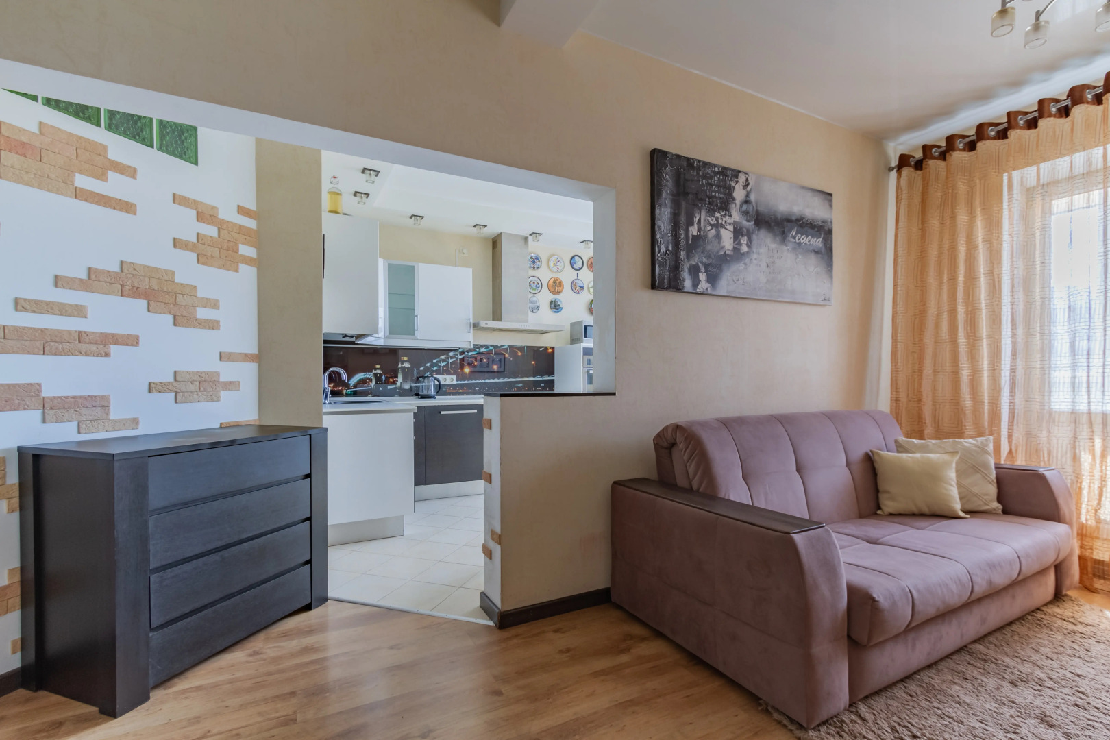 Квартира с видом на озеро