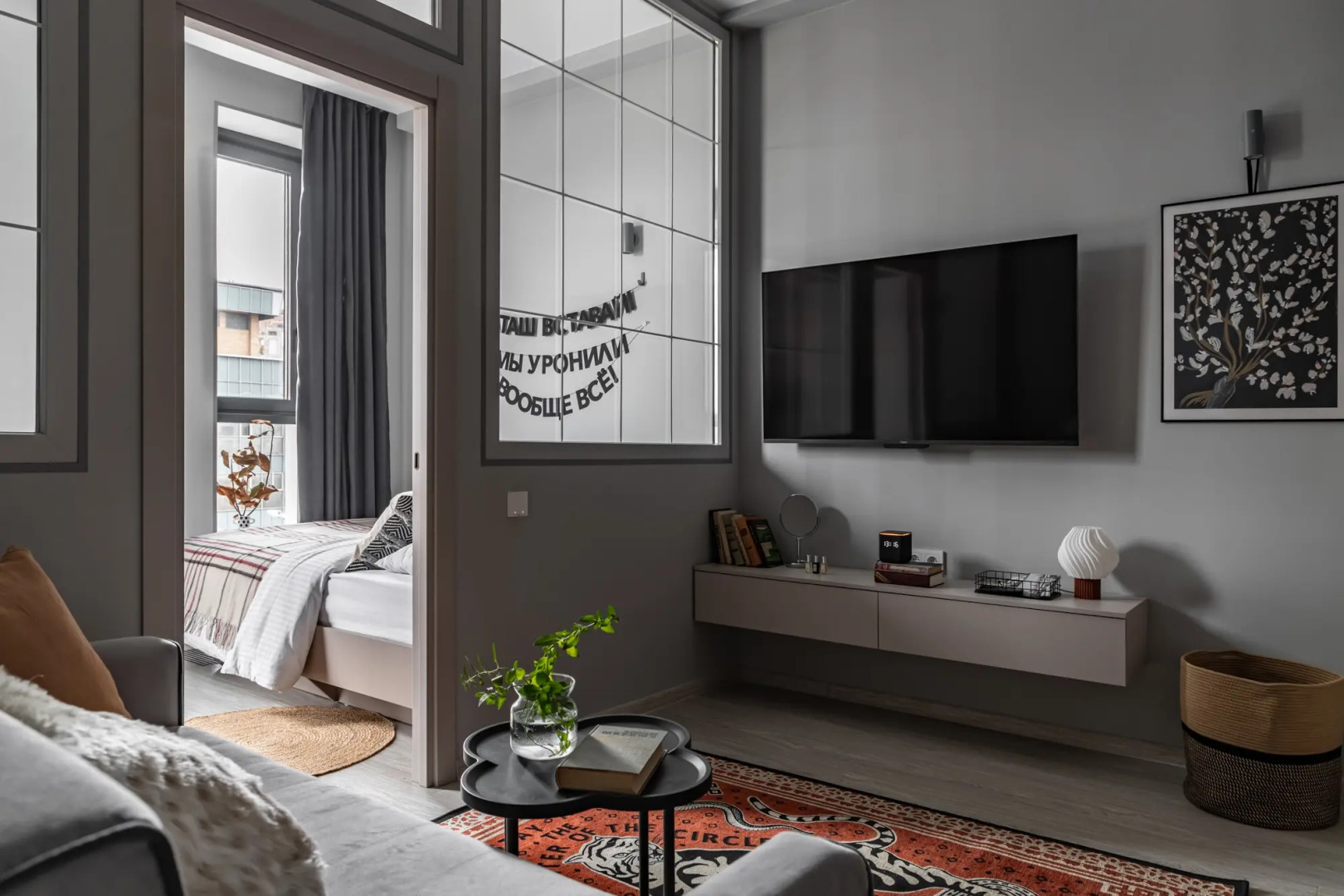 Квартира с умным домом с паркингом и красивым видом на Павелецкую