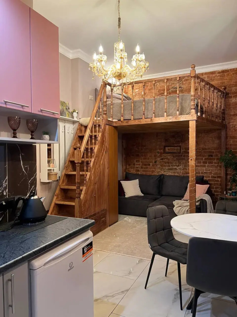 Апартаменты Loft Retro Lucky Room у метро Бауманская