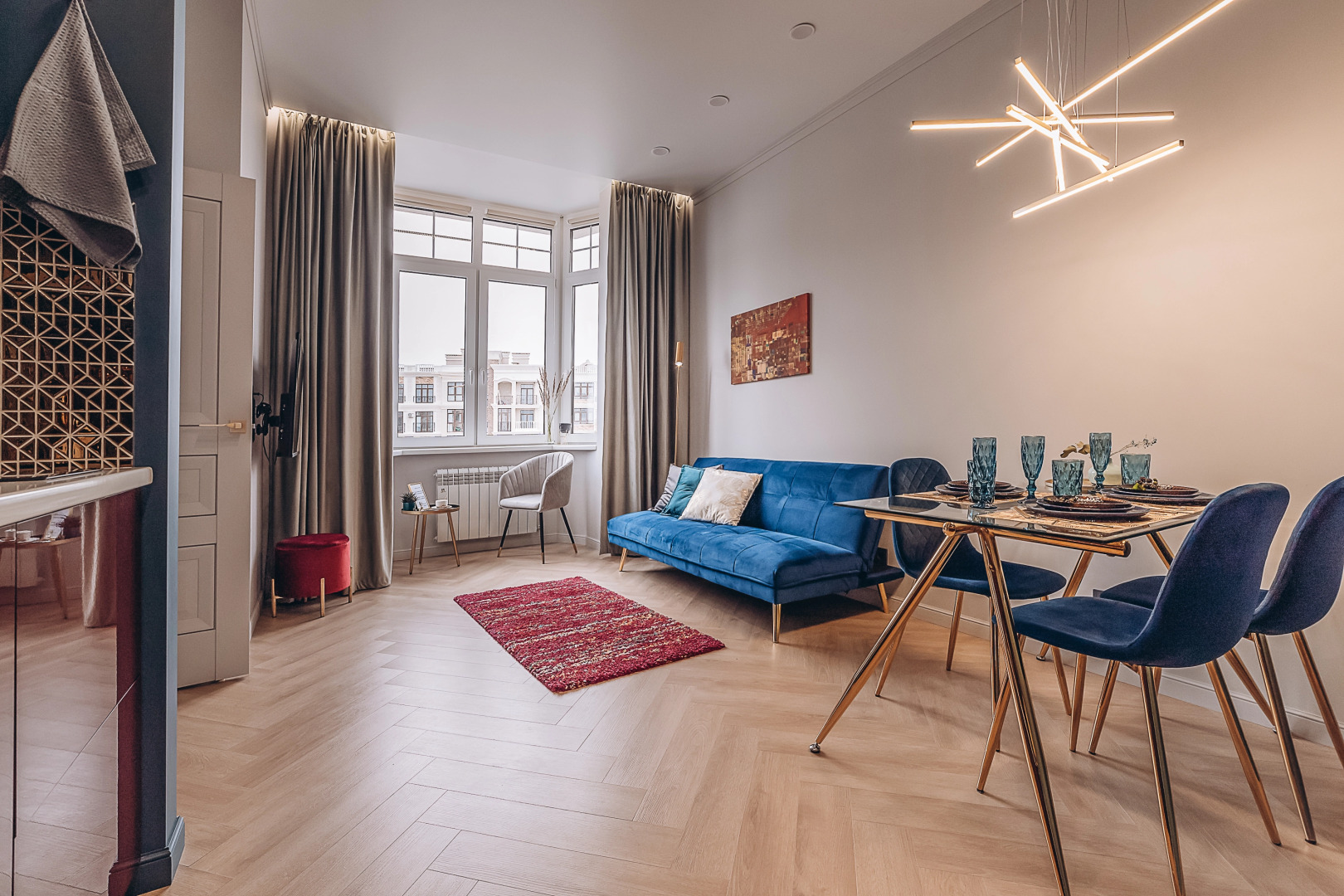 Апартаменты Дизайнерские апартаменты в 2 минутах от моря