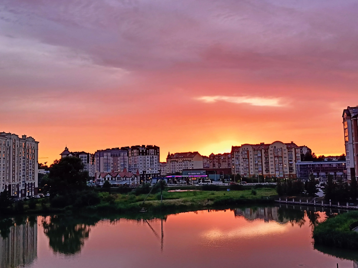 Квартира с видом на озеро