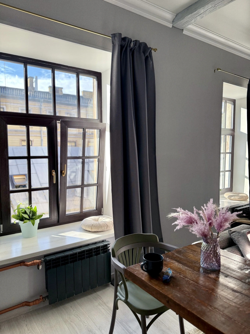 Квартира Orlov House с видом на крыши Петербурга