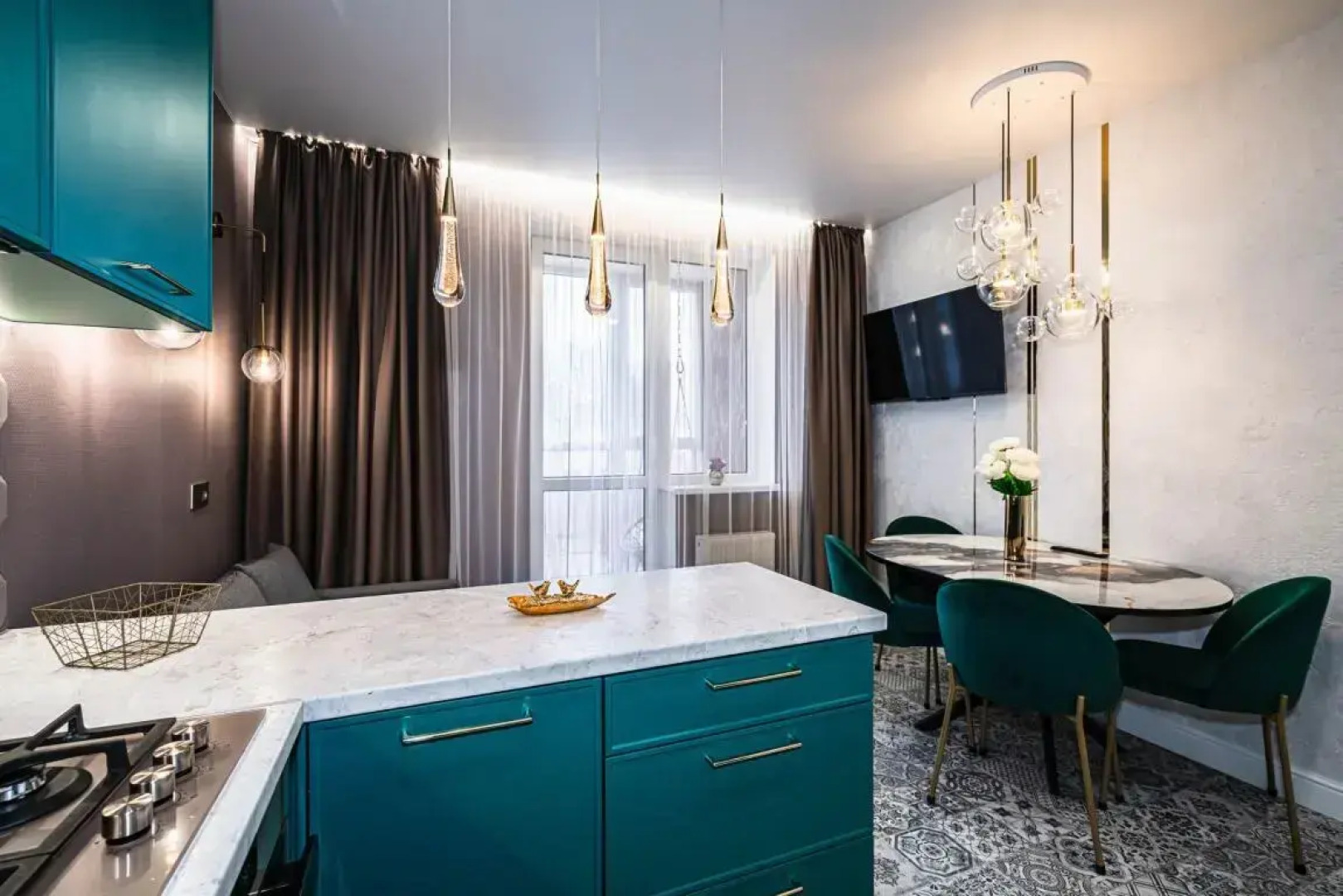 Апартаменты Crown39 - Strela - 2к №106: 71 м2, 2 этаж из 13