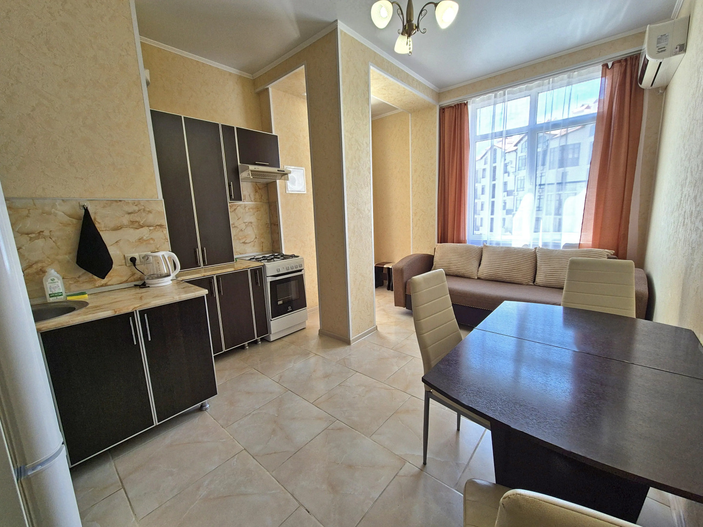 Квартира Уютная недалеко от пляжа Сады морей