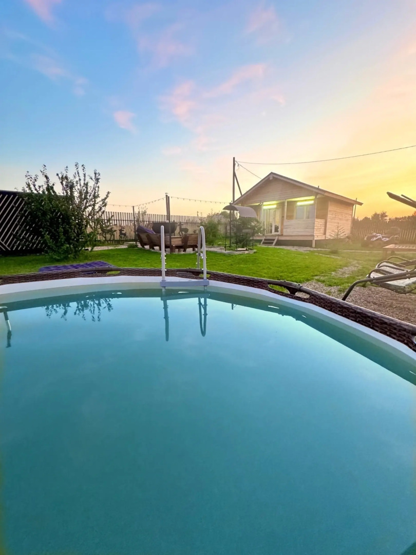 Частный дом с чаном и баней