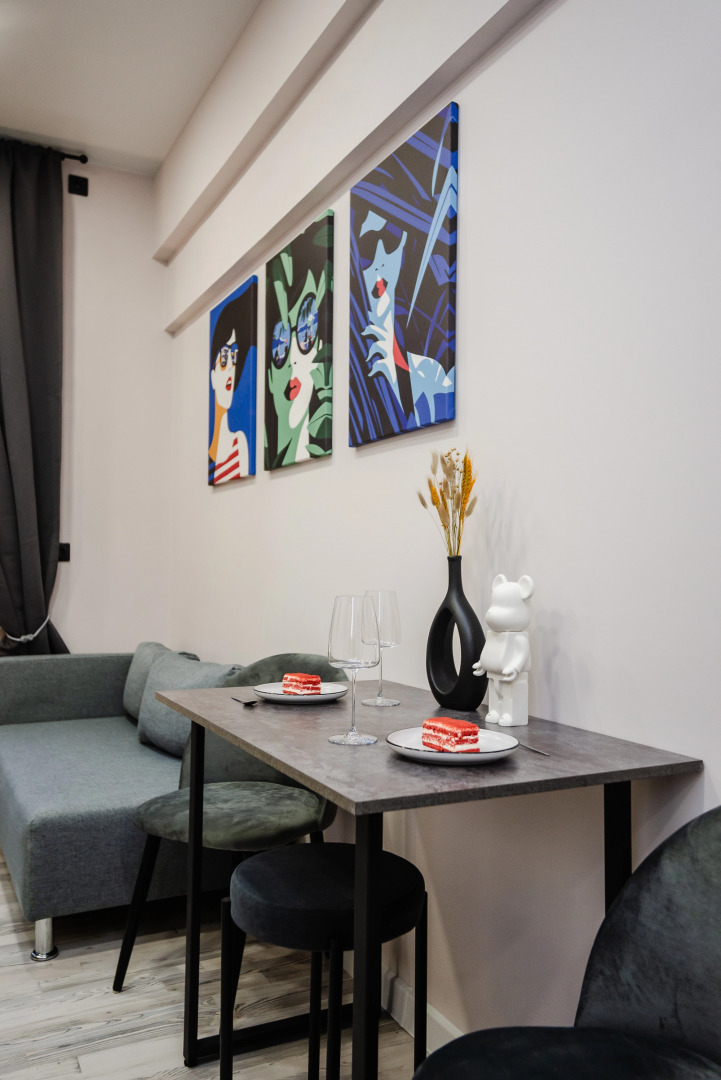 Апартаменты Новая Cтудия в Cтиле Минимализм рядом с Ботаническим Садом