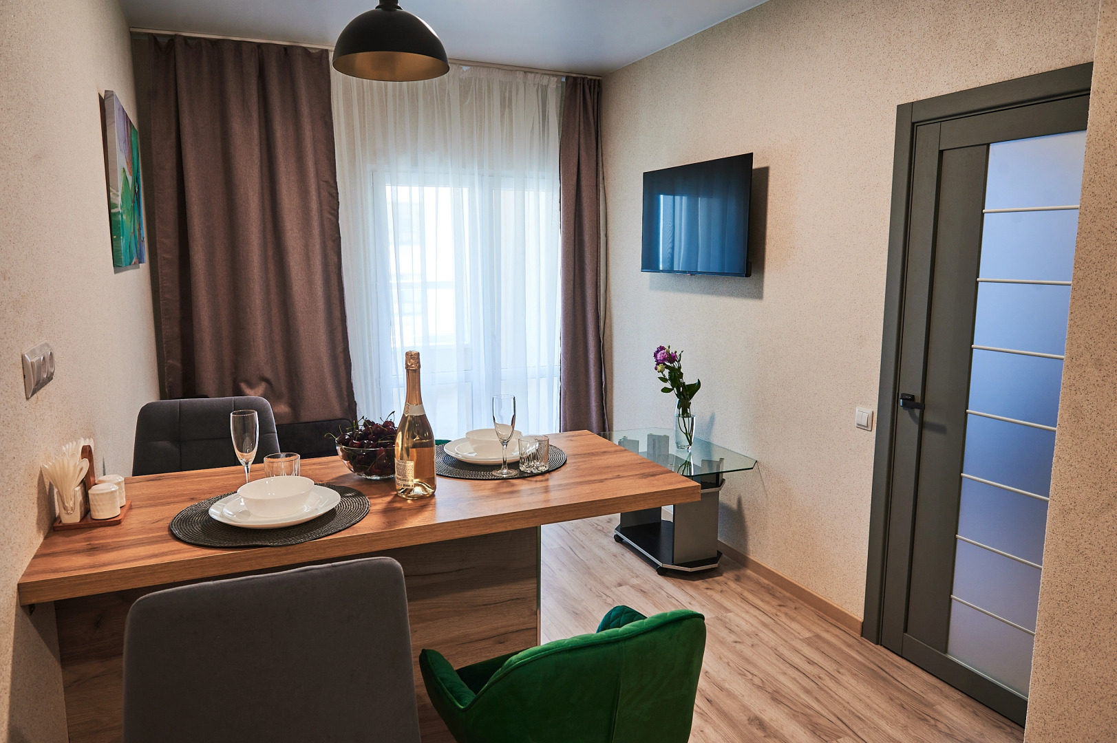 Квартира Апартаменты у Парка Адмирала Фадеева 46б