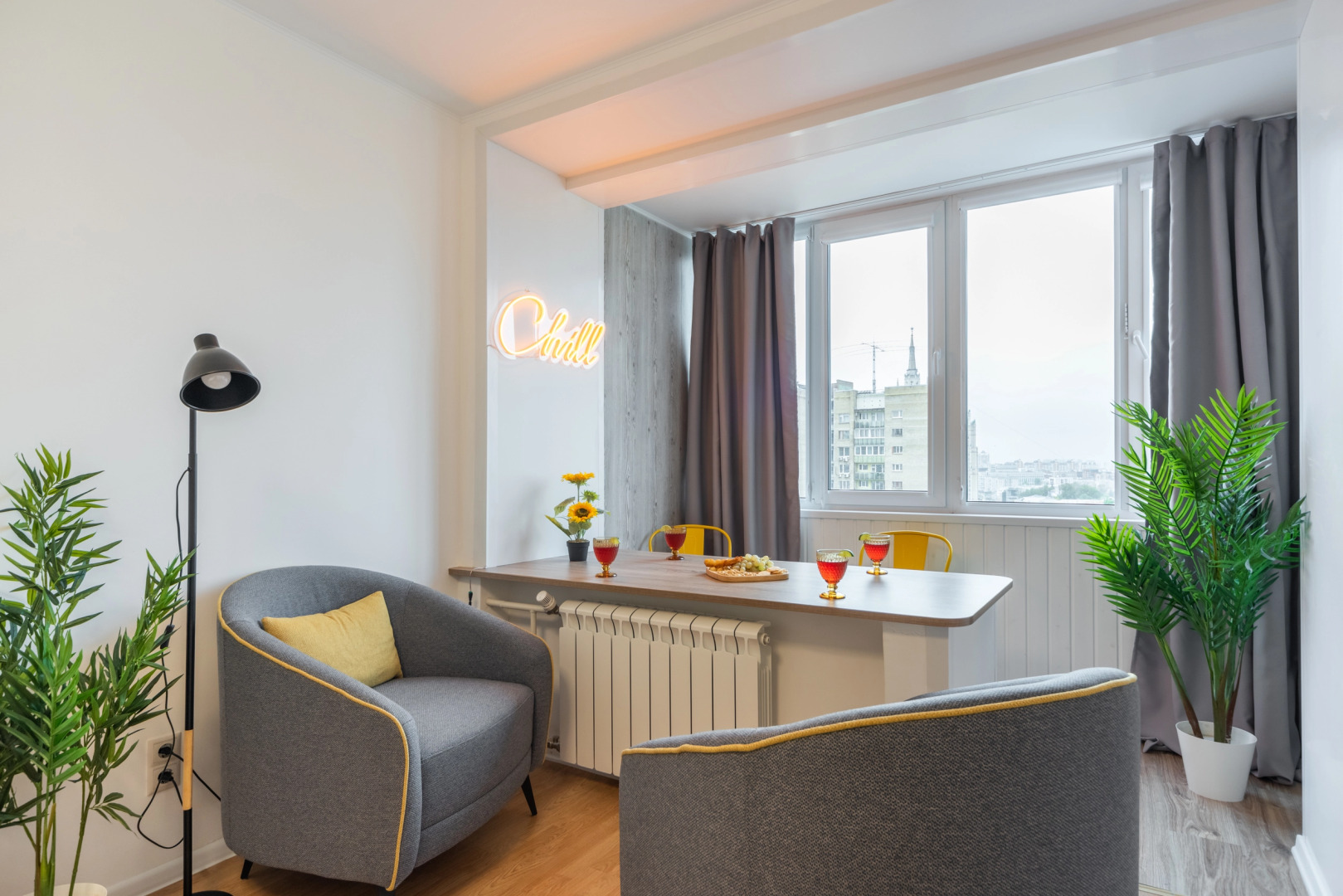 Квартира GM Apartments Четверка с панорамным видом на Москву