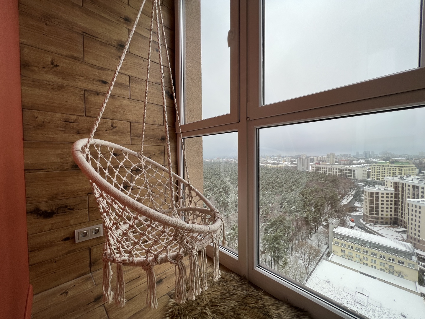 Апартаменты Румер с шикарным видом на парк с высокого этажа