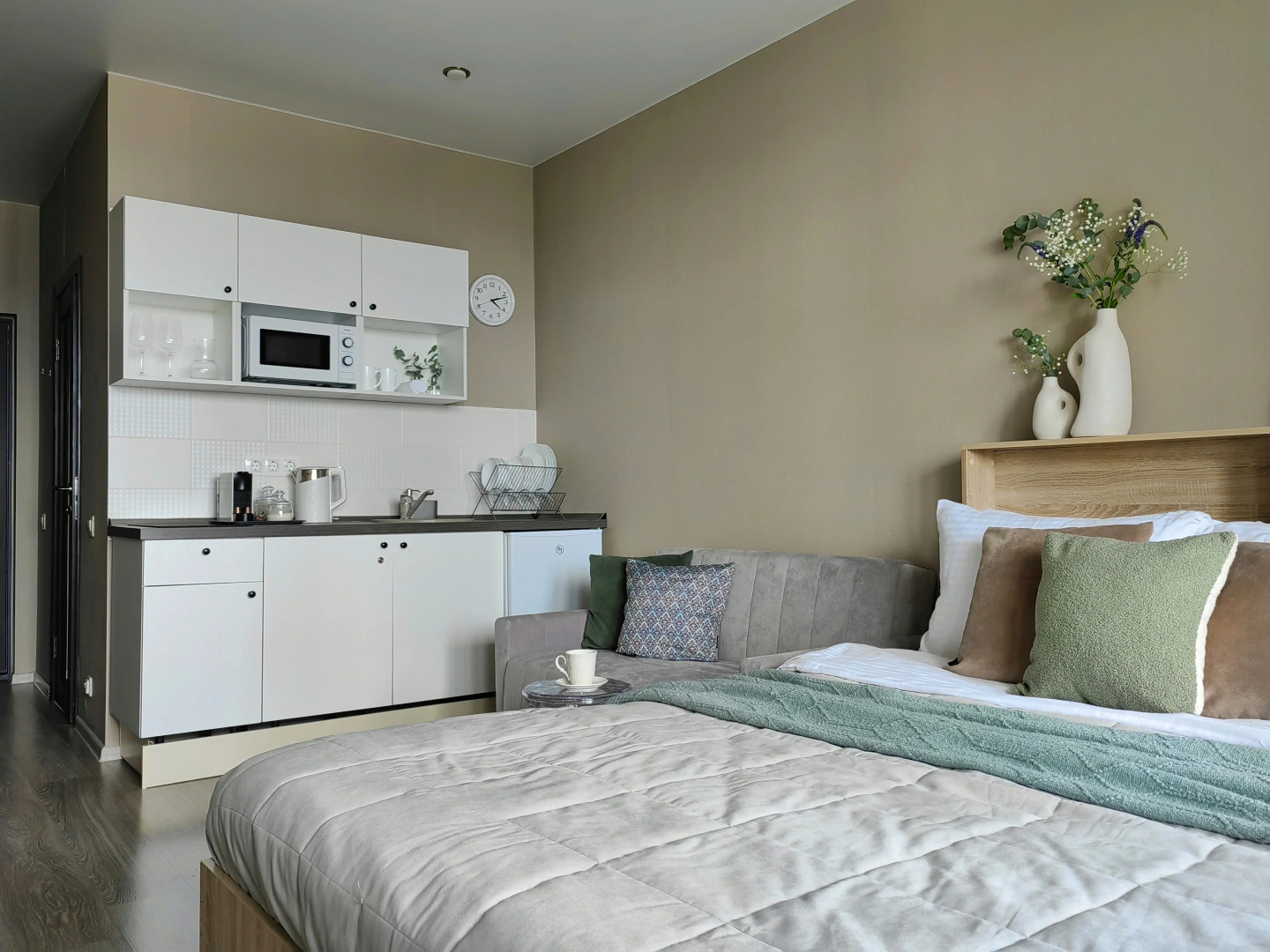 Квартира Velvet с балконом и видом на реку