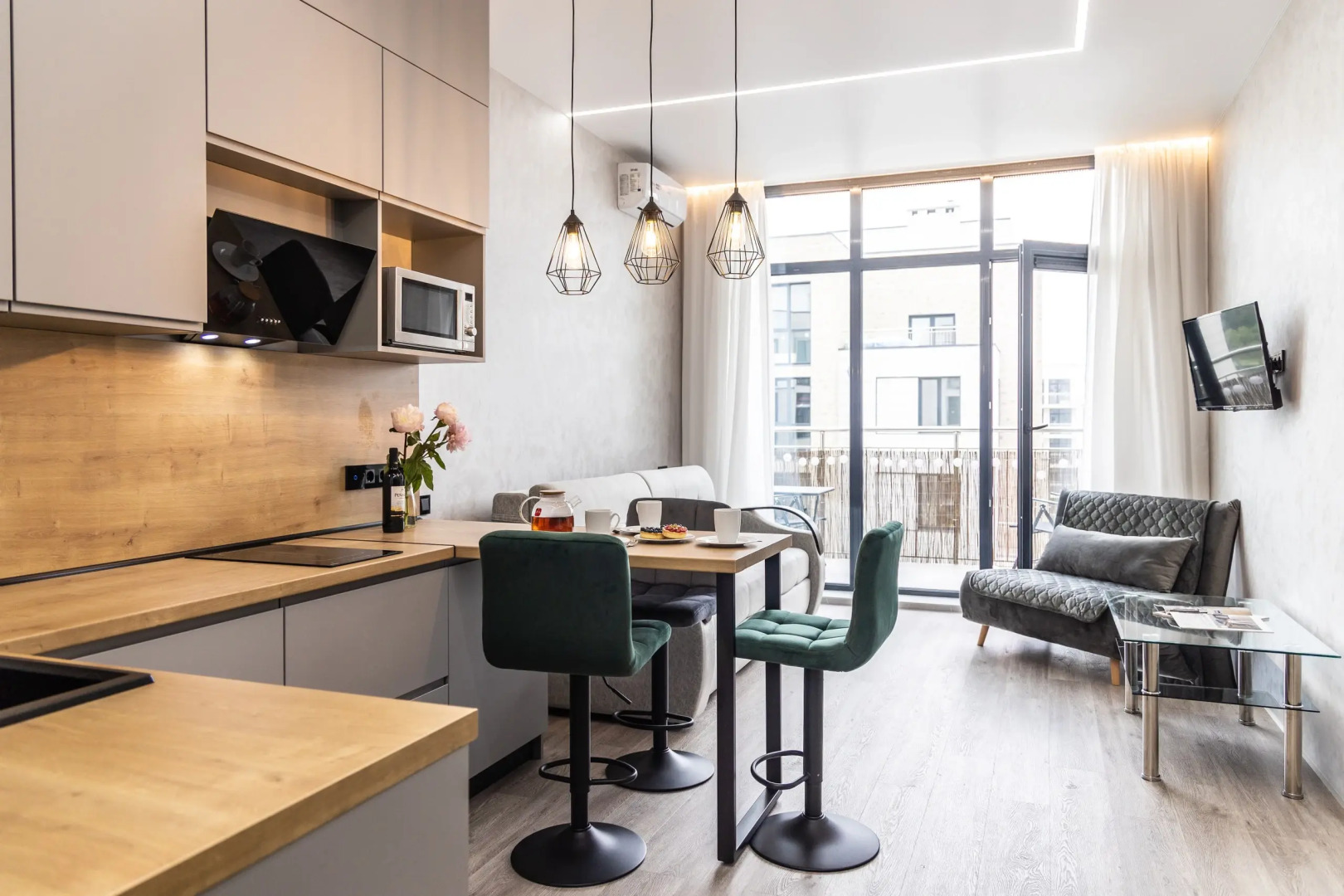 Квартира Апартамент-Студия с Террасой Apart Zelenogradsk