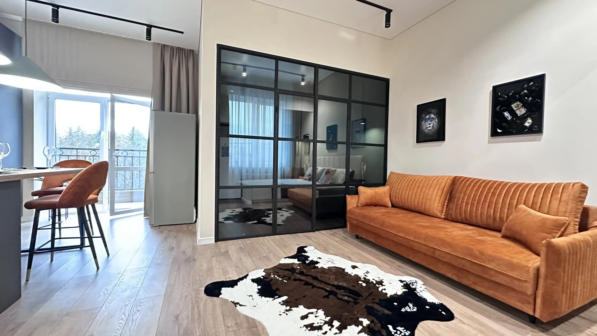 Апартаменты Однокомнатный апартамент люкс